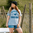 Varsity Grey & Blue T-Shirt