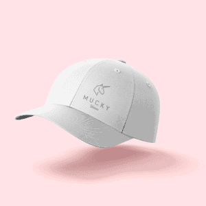 Cream Cap with Grey Logo